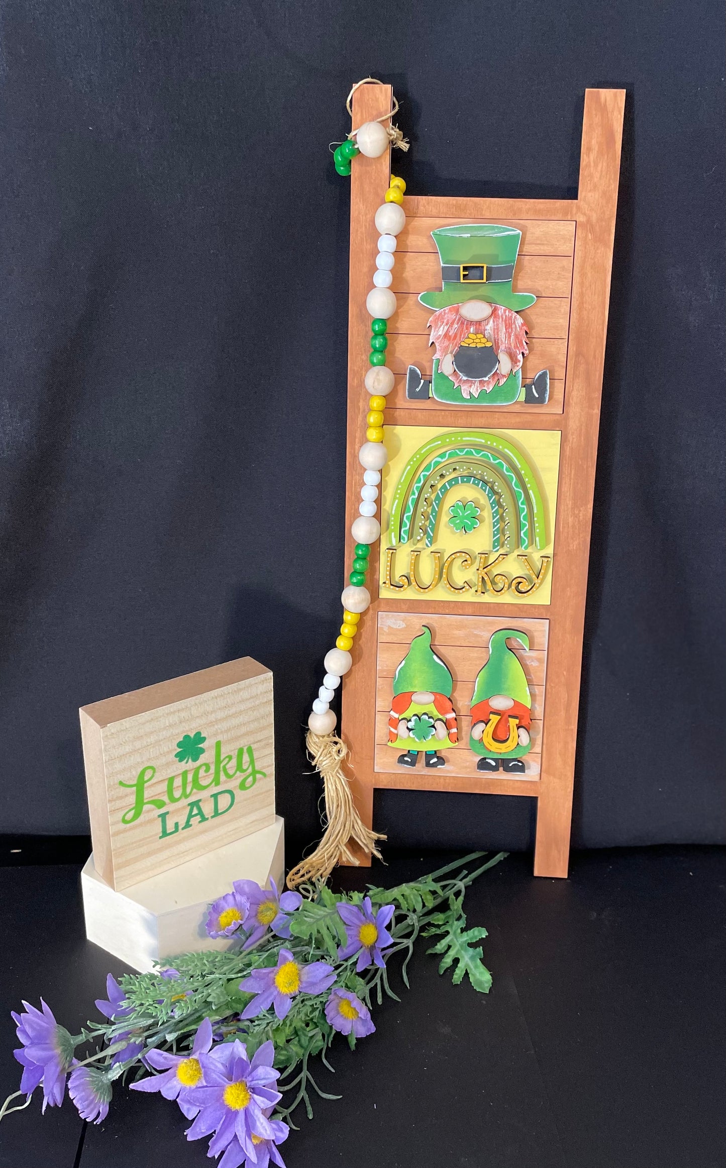Interchangeable Leaning Ladder- St. Patrick's Day
