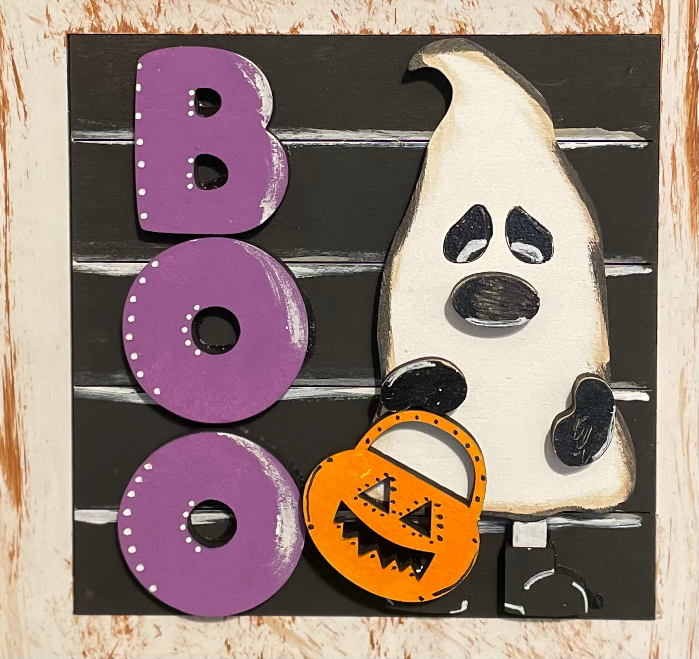 Interchangeable Leaning Ladder- Halloween Trick or Treat