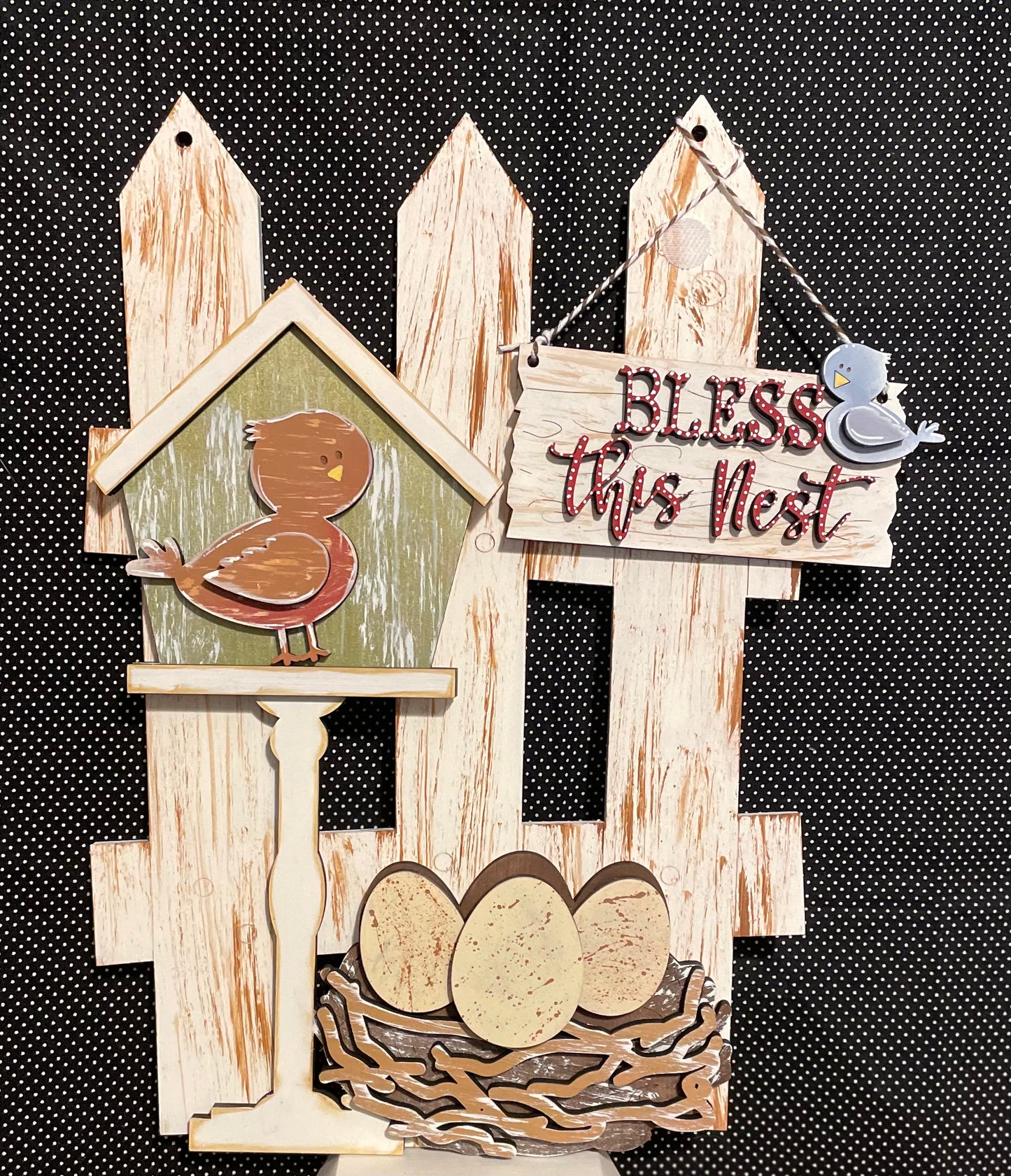 Interchangeable Fence Decor Bless Our Nest