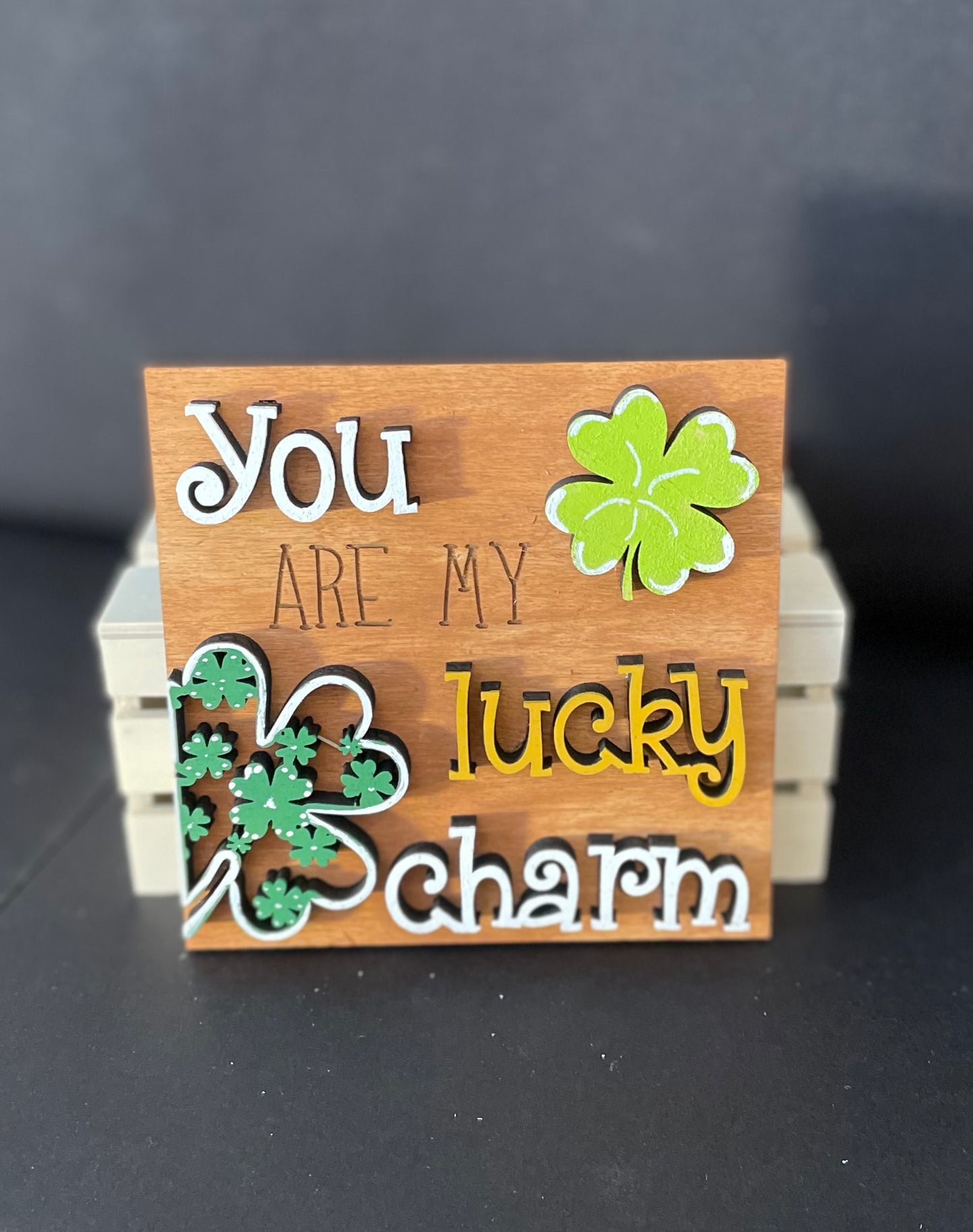 Interchangeable Leaning Ladder- St. Patrick's Day