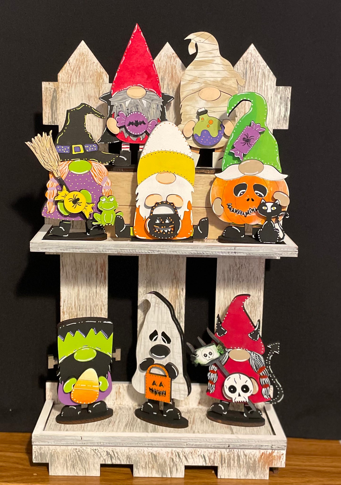 Mini Standing Halloween Gnomes- Scare Squad