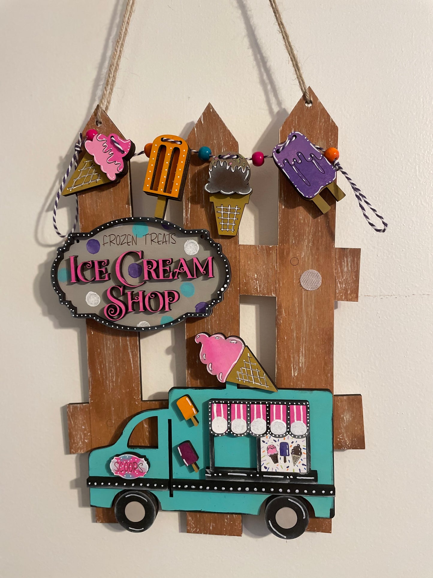 Interchangeable Fence Set- Ice Cream Truck