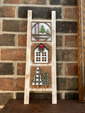 Interchangeable Leaning Ladder- Farmhouse Christmas