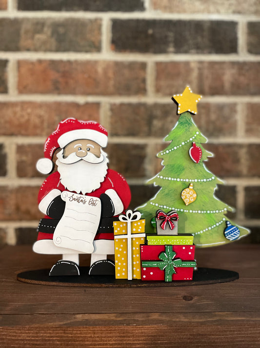 Standing Santa with his List