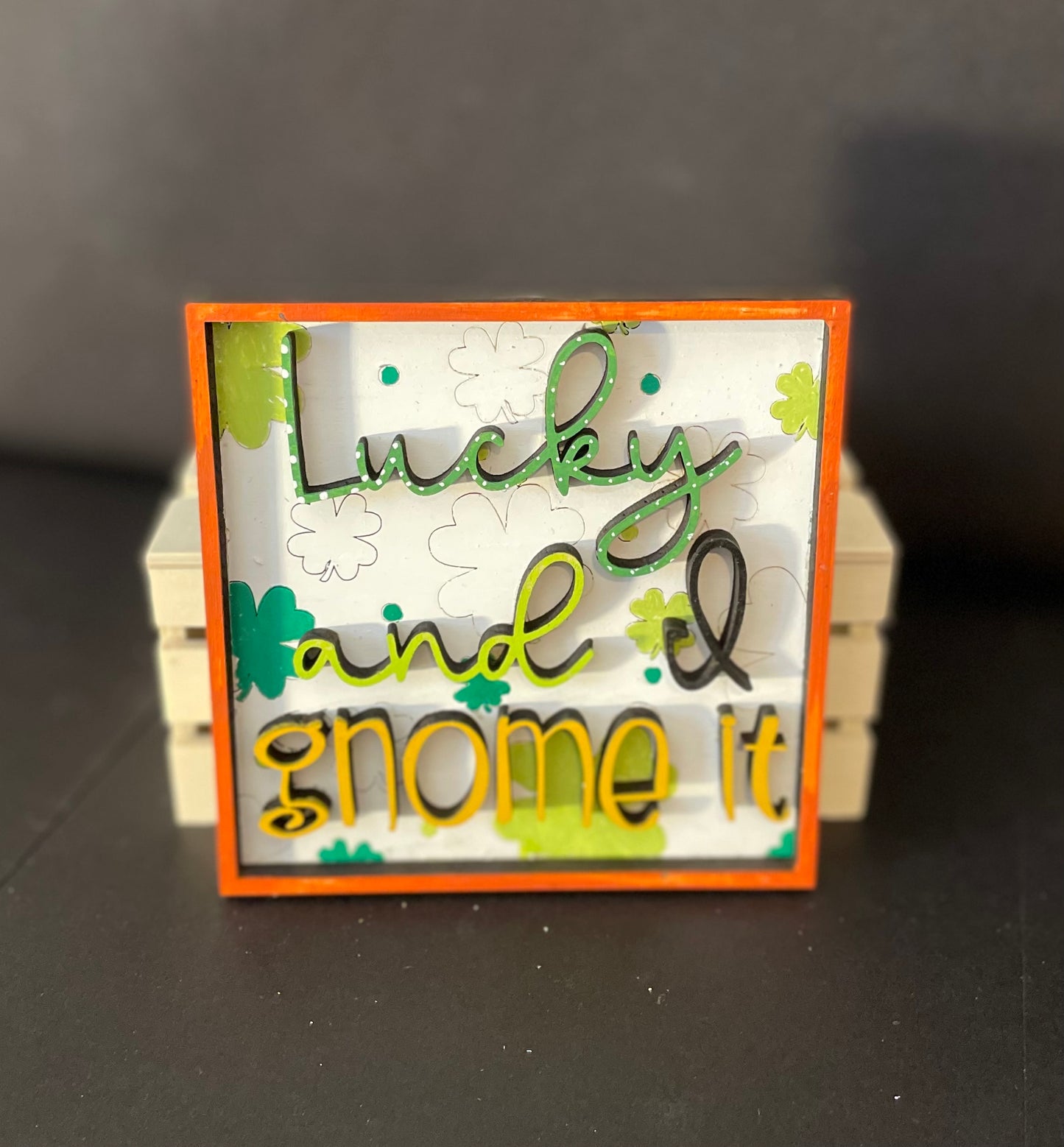 Interchangeable Leaning Ladder- St. Patrick's Day