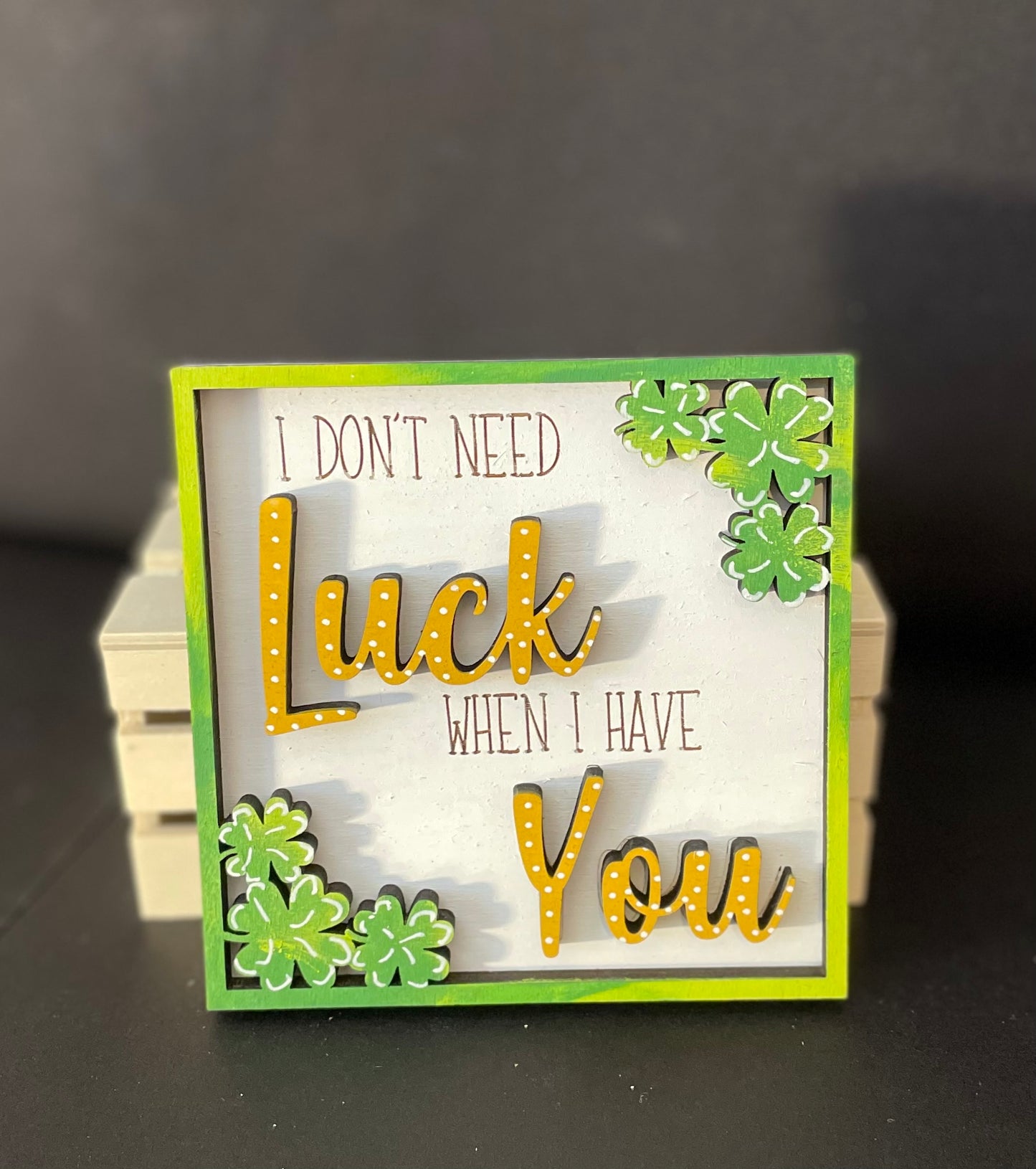 Interchangeable Leaning Ladder- St. Patrick's Day