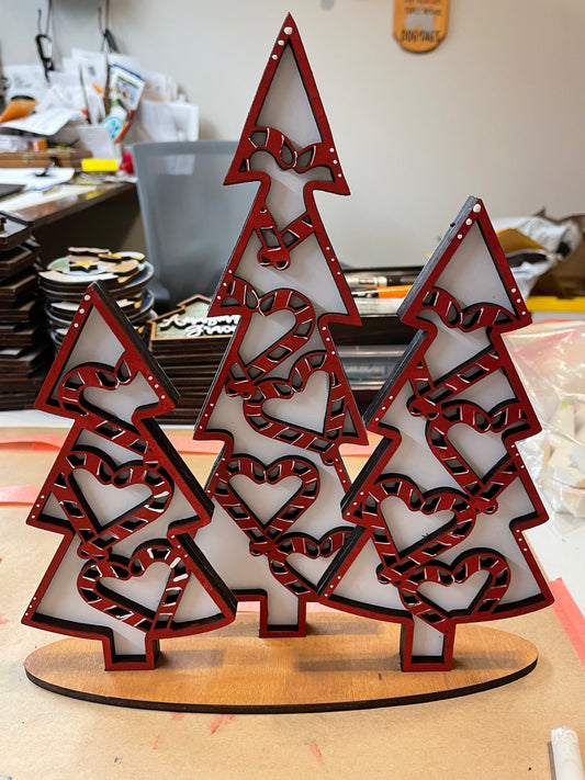Trees- Standing Candy Canes