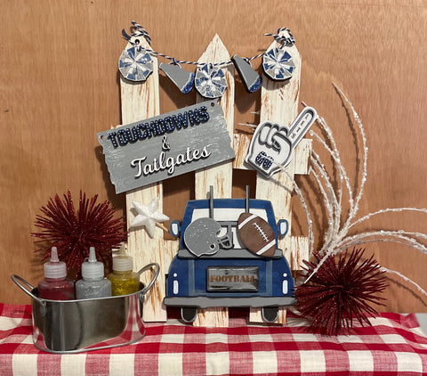 Interchangeable Fence Decor Touchdowns and Tailgates