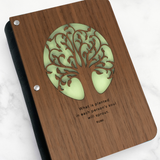 Handmade Walnut Hardwood Journals